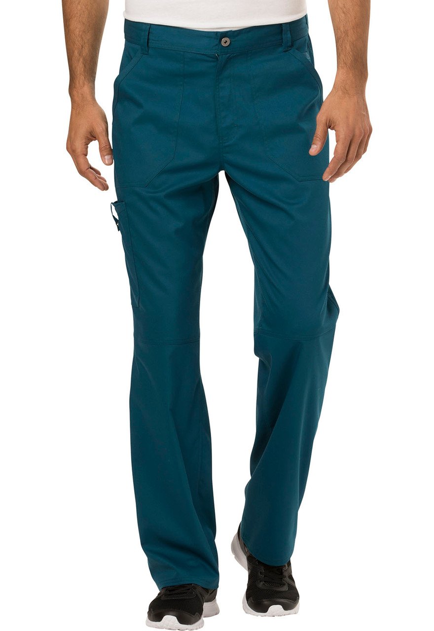 Core Stretch by Cherokee Workwear Unisex Drawstring Cargo Scrub Pant -  CH4043 - 2 Hearts Medical